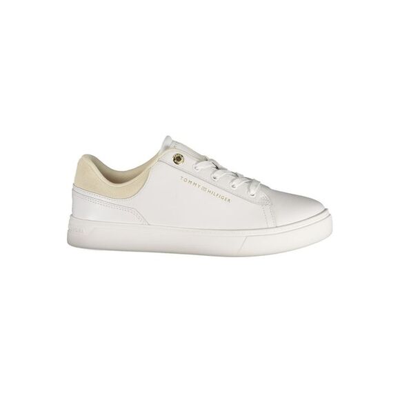 Tommy Hilfiger Bianco Polyurethane Women Women's Sneaker
